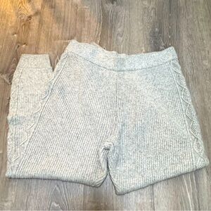 Express Super High Waisted Cable Knit Joggers
